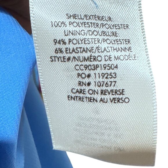 Alice + Olivia Farrah Collared Floral Handkerchief Hem Dress Size 8 MSRP $440 - Picture 8 of 10